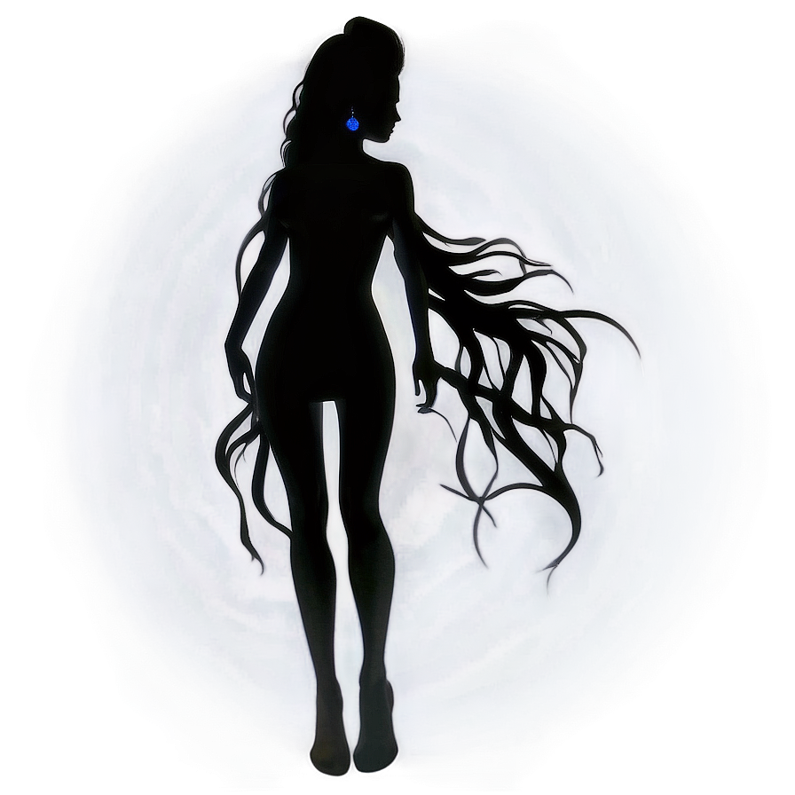 Dark Goddess Silhouette Png 06252024