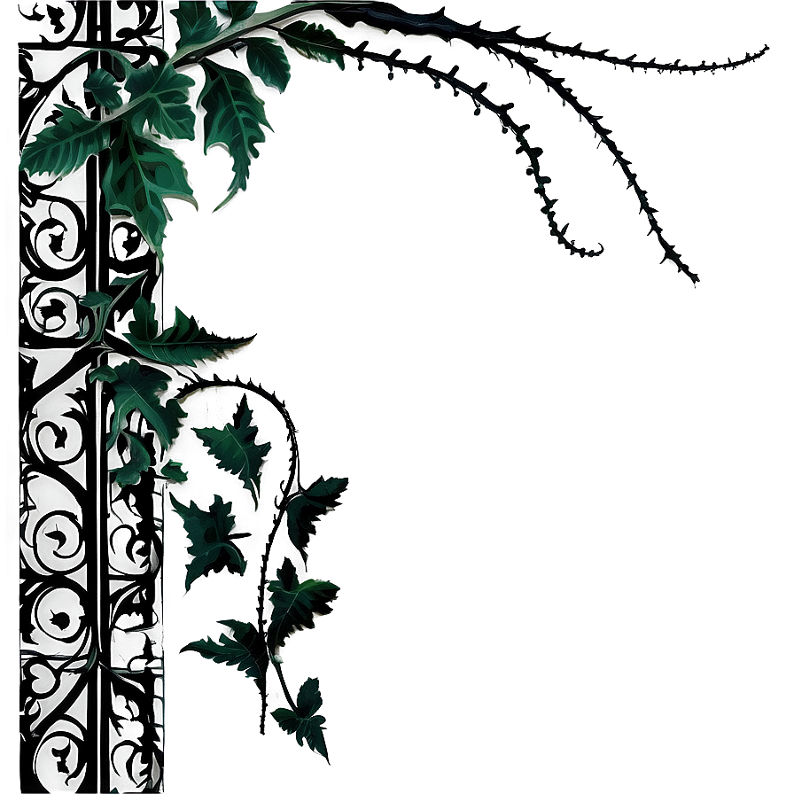 Dark Gothic Vine Png 05042024