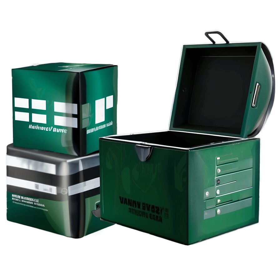 Dark Green Box Graphic Png 31