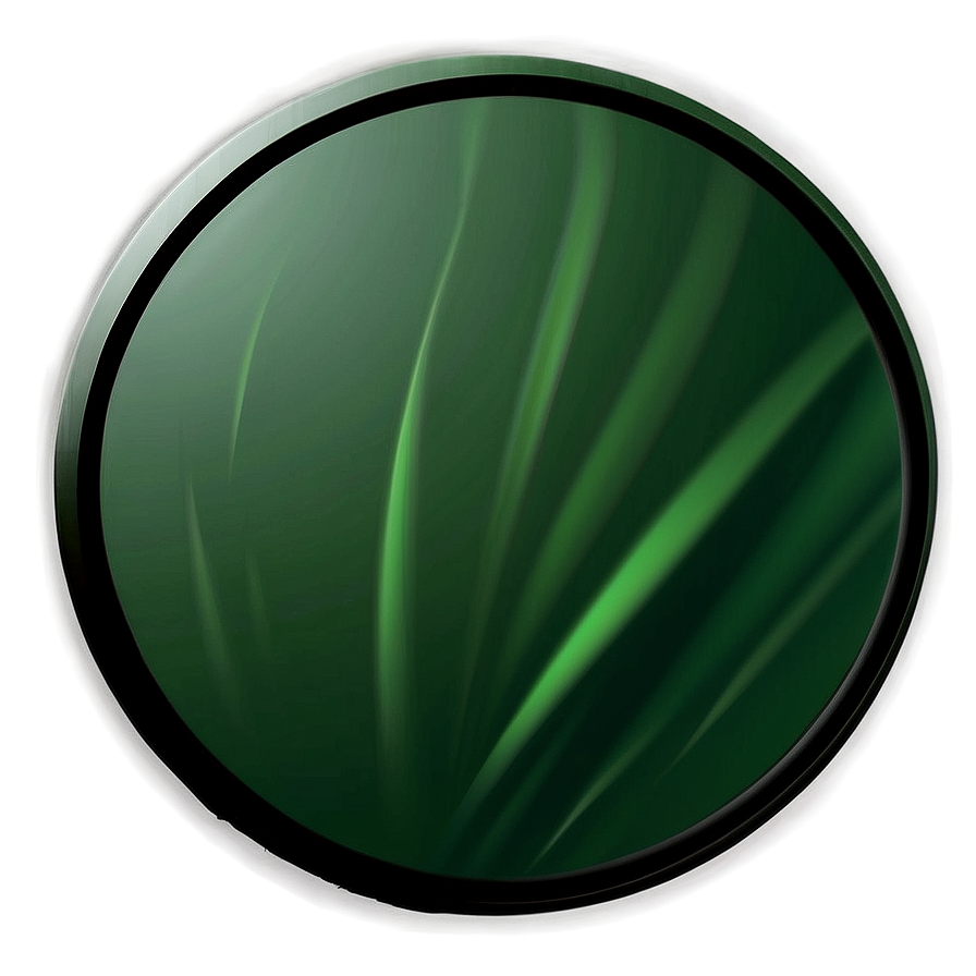 Dark Green Circle Art Png Oqg40