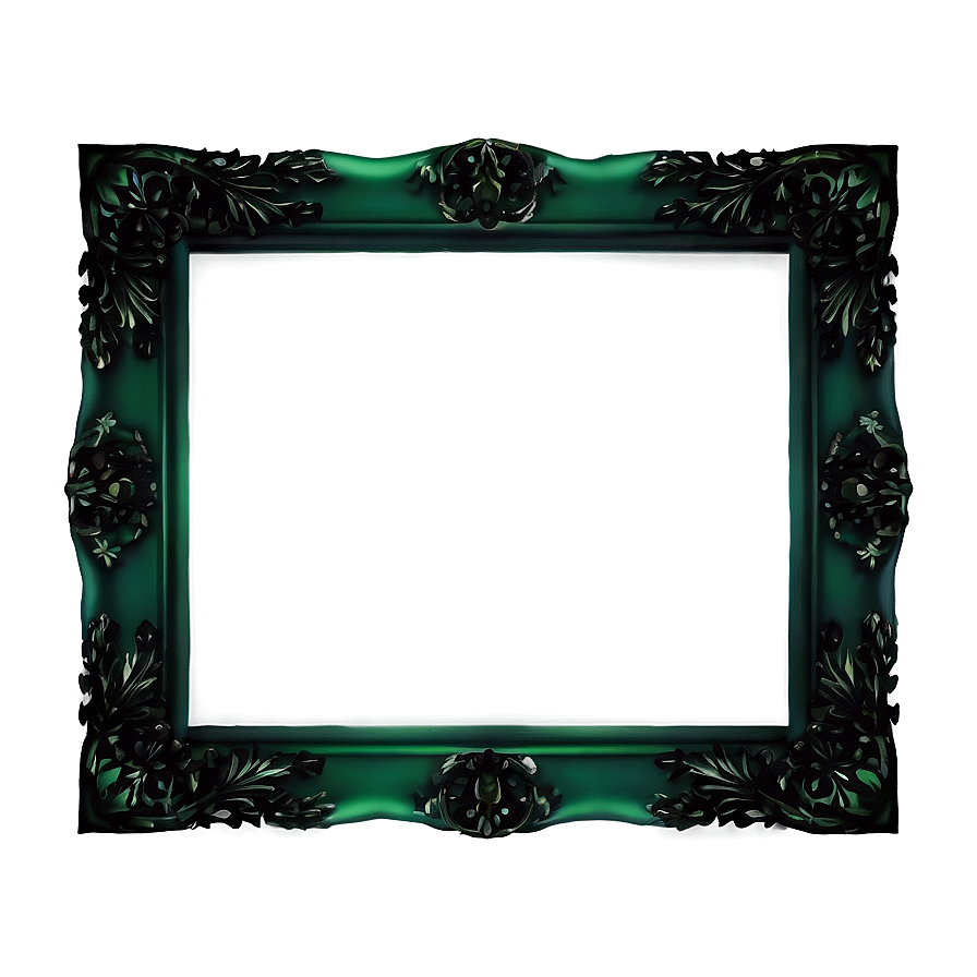 Dark Green Frame Png Dfg92