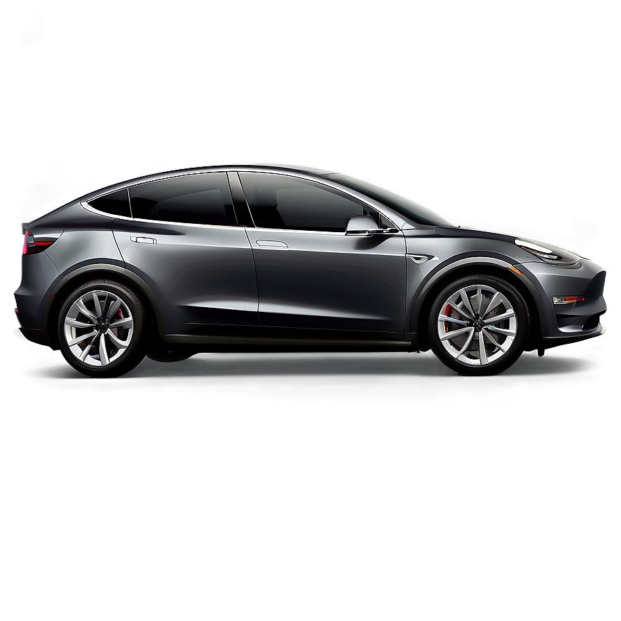 Dark Grey Tesla Model Y Png 06212024