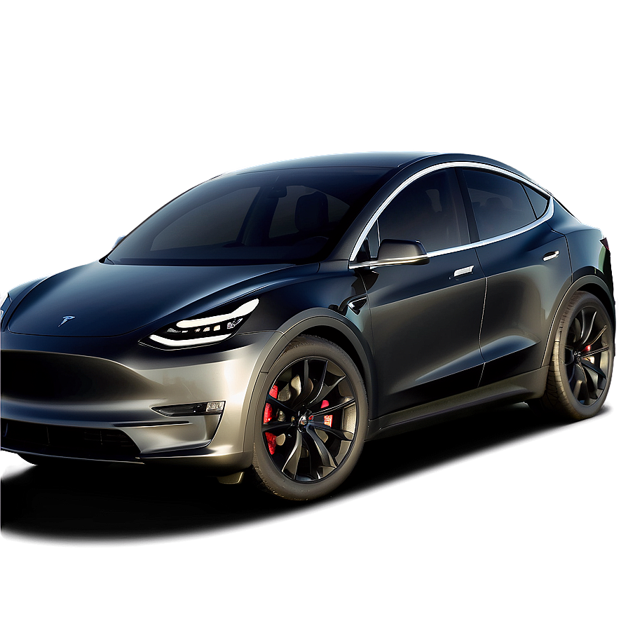 Dark Grey Tesla Model Y Png Bhv30