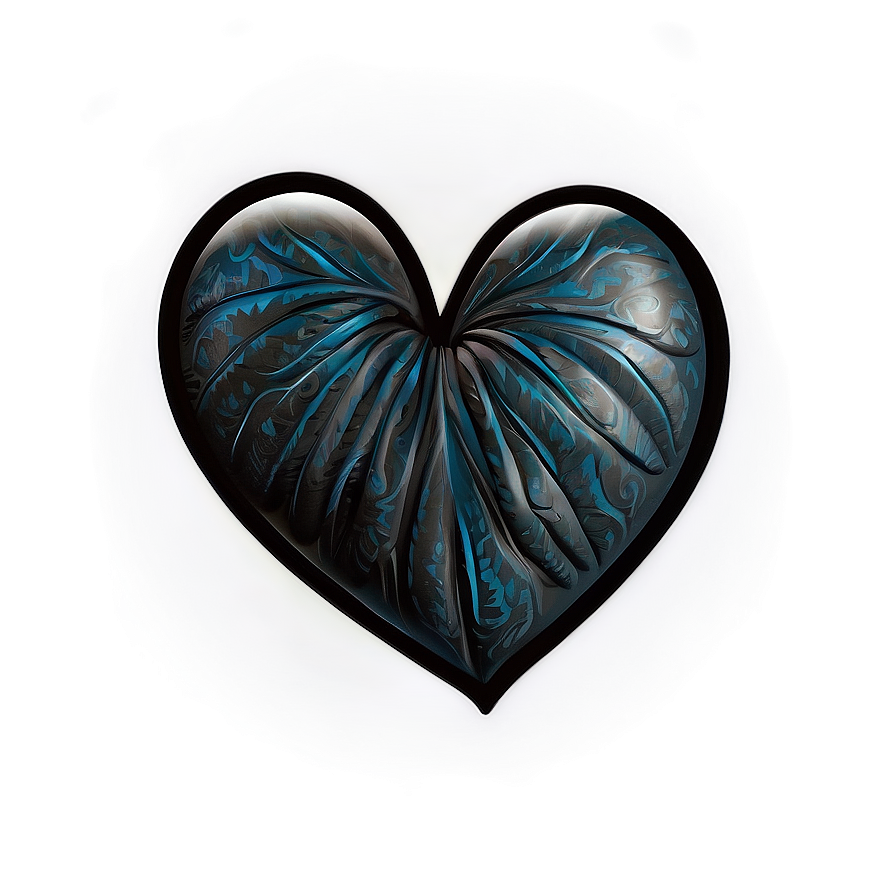 Dark Heart Graphics Png Llw64