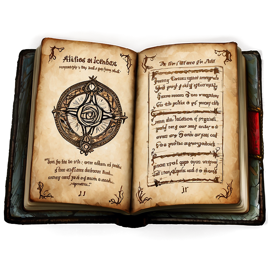 Dark Magic Spellbook Png Jfm