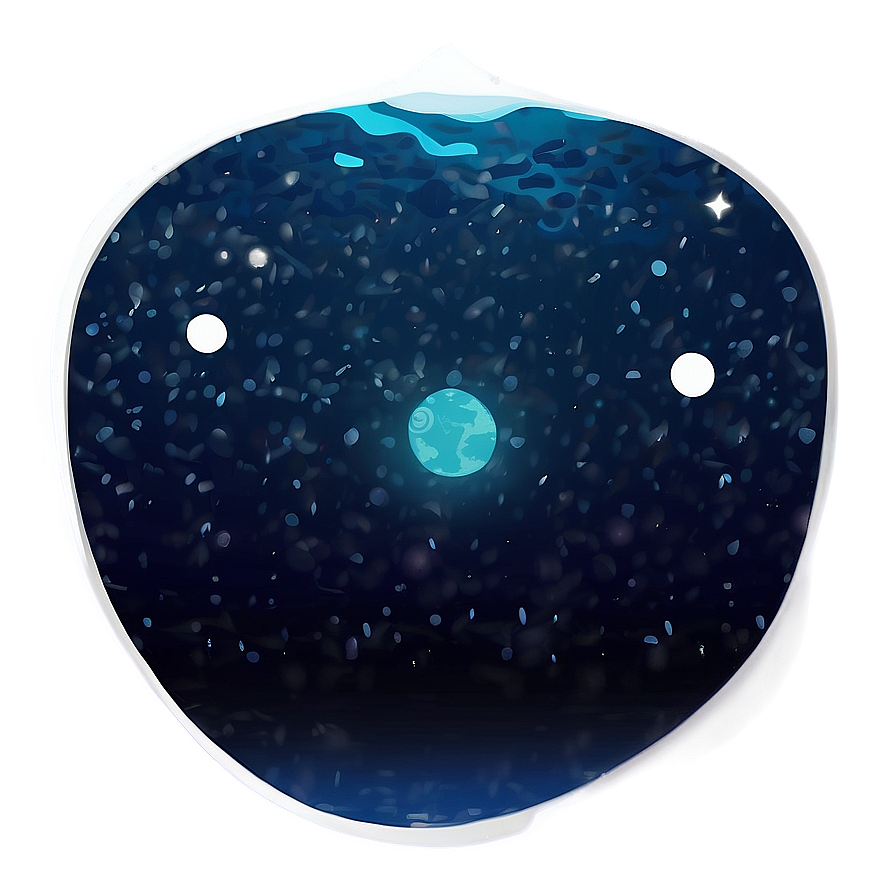 Dark Nighttime Ocean Png Kok