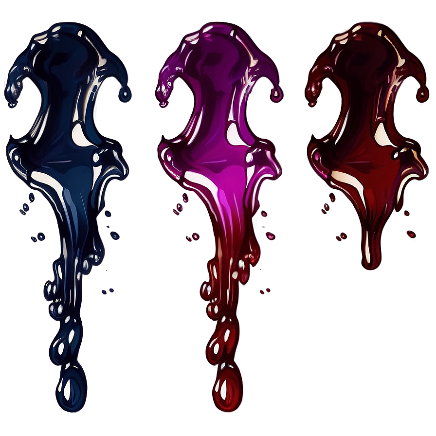 Dark Paint Drip Mysterious Png Vcw