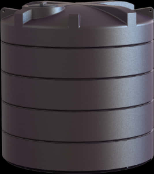 Dark Plastic Water Storage Tank