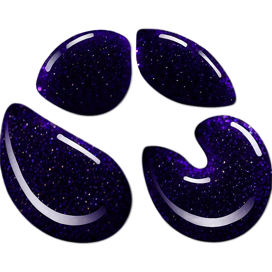 Dark Purple Glitter Detail Png Obe52