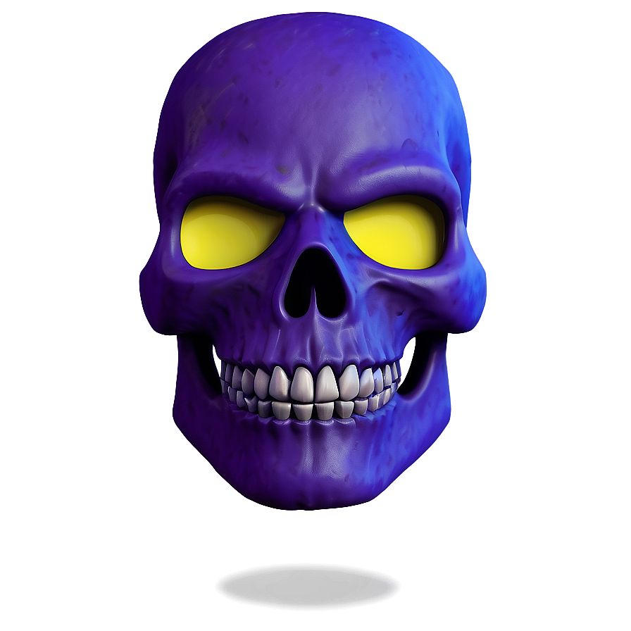 Dark Purple Skull Trooper Icon Png 06202024