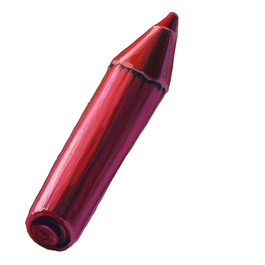 Dark Red Crayon Sketch Png Qmw