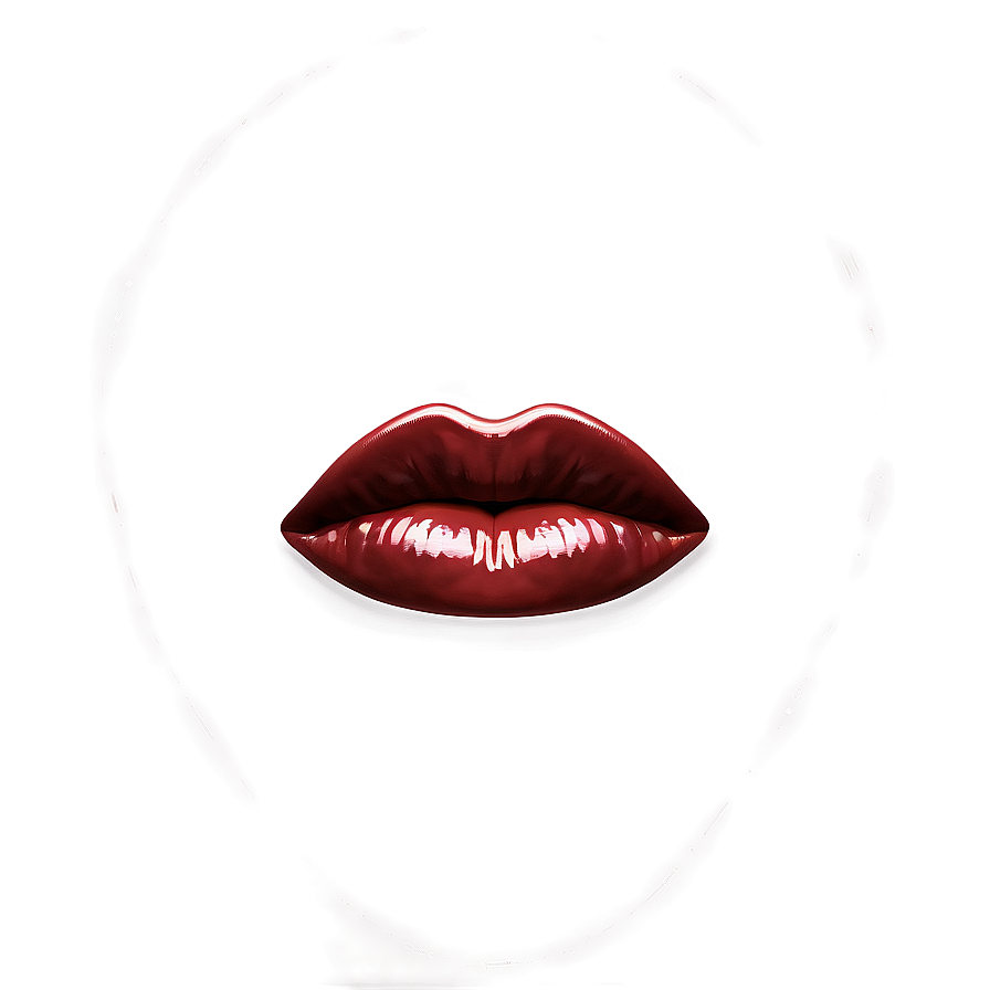 Dark Red Vampire Lips Png 98