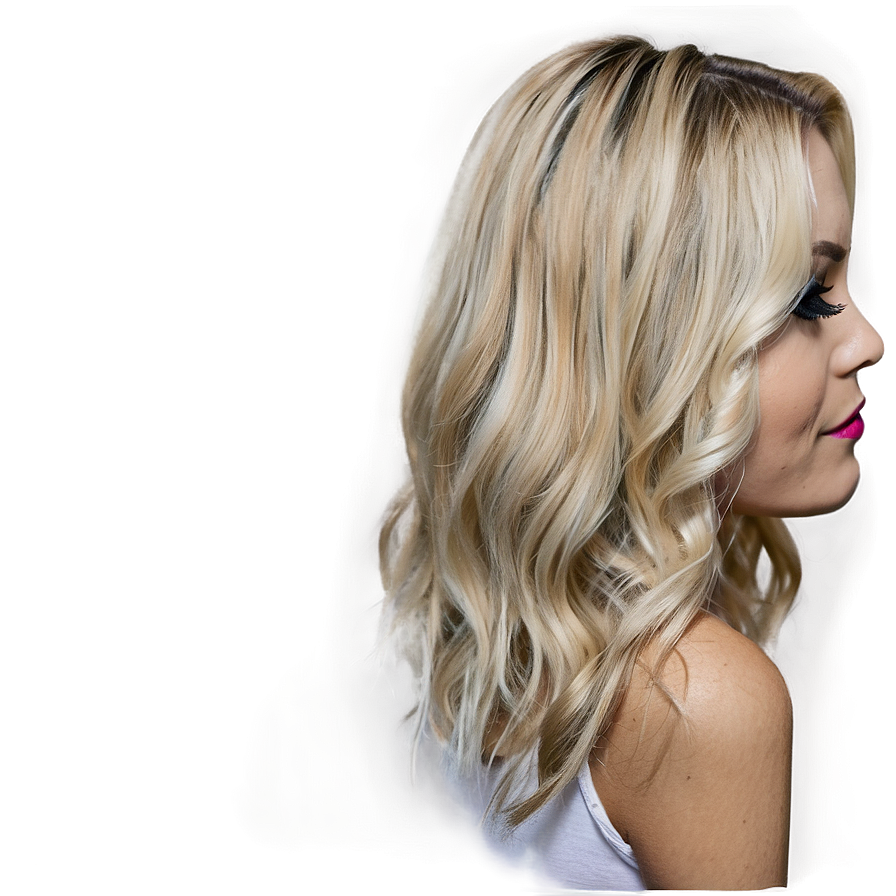 Dark Roots Blonde Hair Png Hpo17