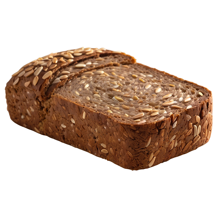 Dark Rye Bread Slice Png Dwf3