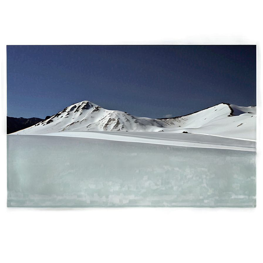 Dark Snowy Mountain Png 06242024