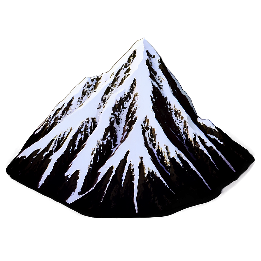 Dark Snowy Mountain Png Ccd