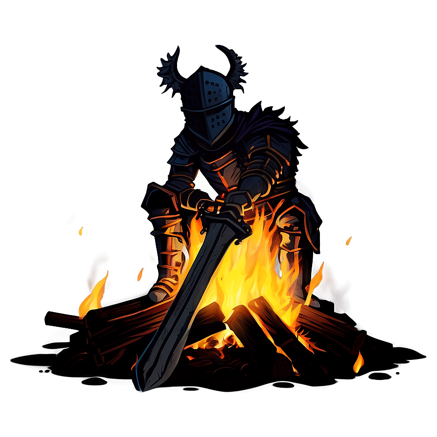 Dark Souls Bonfire Illustration Png 43