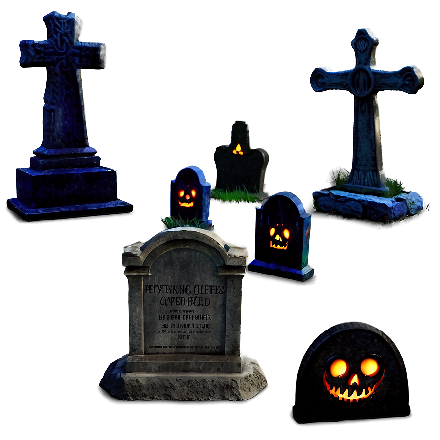 Dark Spooky Graveyard Png 06242024