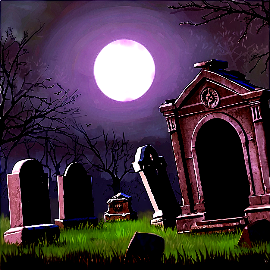 Dark Spooky Graveyard Png Ieu36