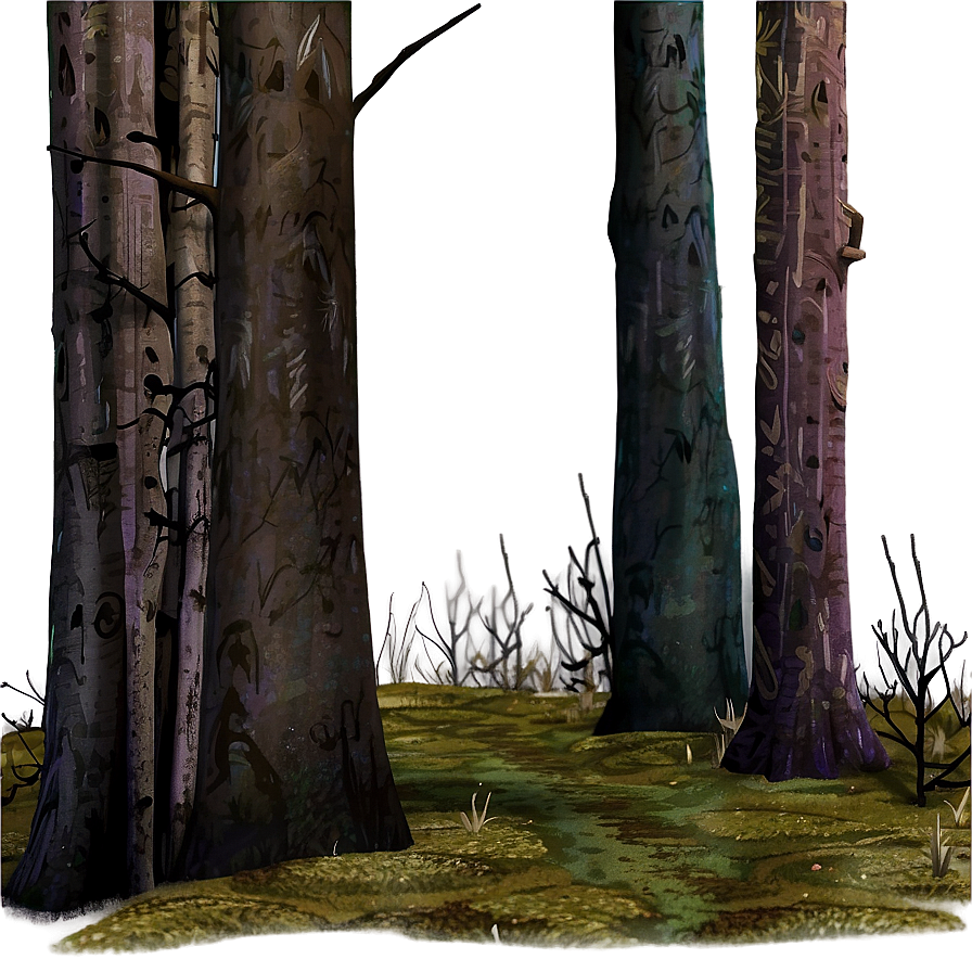 Dark Spooky Woods Png Dvp