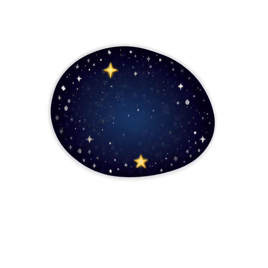 Dark Starry Sky Png 06252024