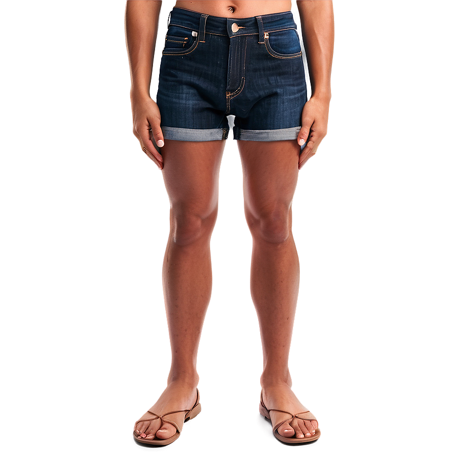 Dark Wash Jorts Png 76