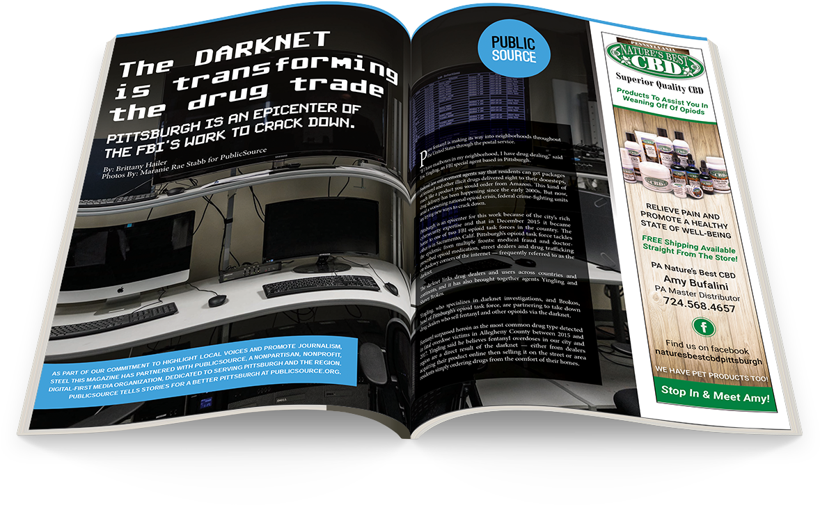 Darknet Drug Trade Article Magazine Spread