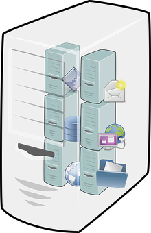 Data Storage Concept Illustration