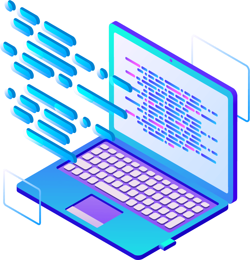 Data Transfer Isometric Illustration