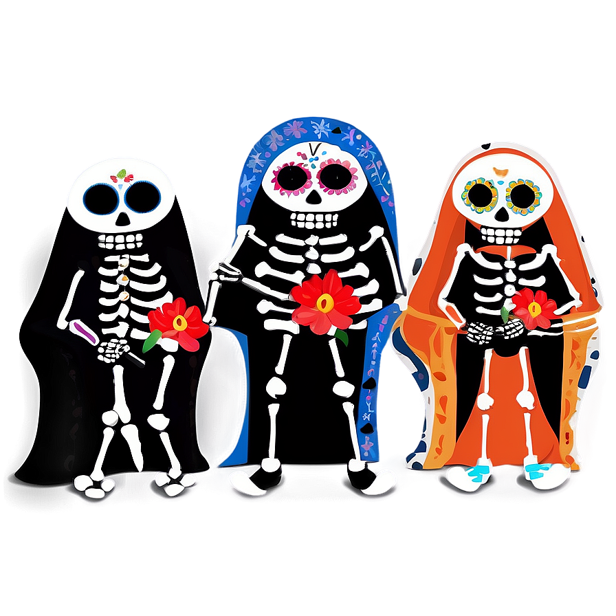 Day Of The Dead Family Gatherings Png 18