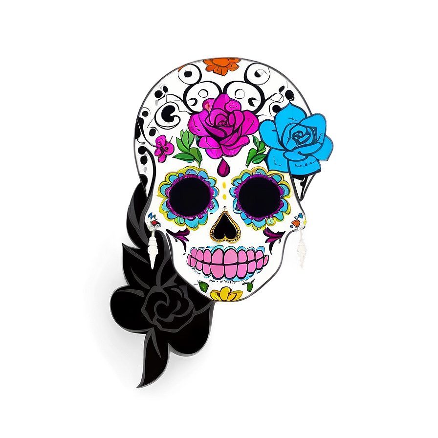 Day Of The Dead Inspired Fashion Png 06112024