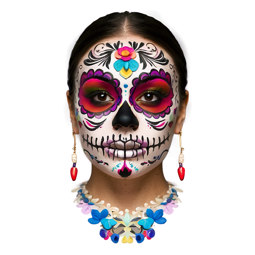 Day Of The Dead Makeup Tutorial Png Lhv25