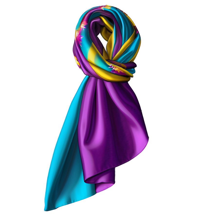 Dazzling Silk Headscarf Png Kaw22