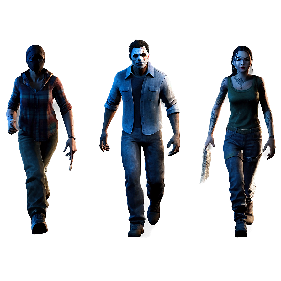 Dead By Daylight Survivors Running Png Lus69