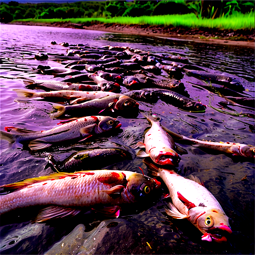 Dead Fish Due To Oil Spill Png 18