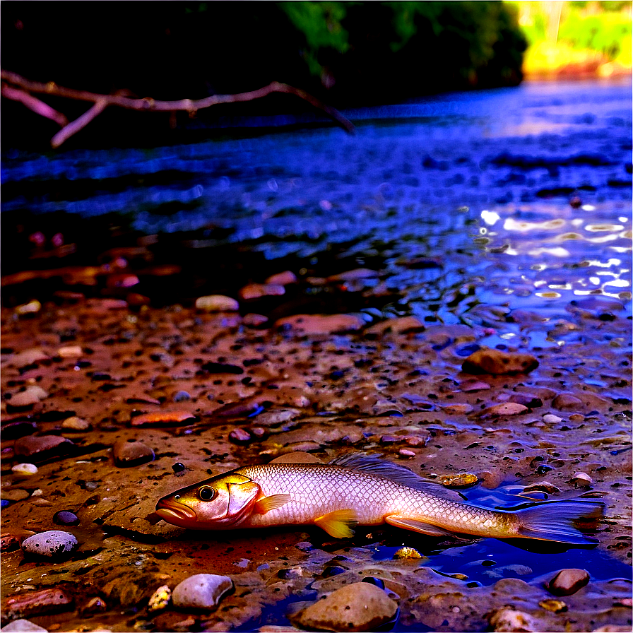 Dead Fish In River Png 06132024