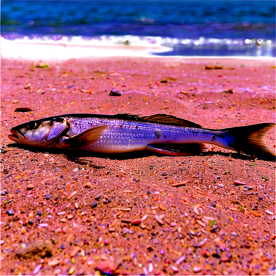 Dead Fish On Beach Png 06132024