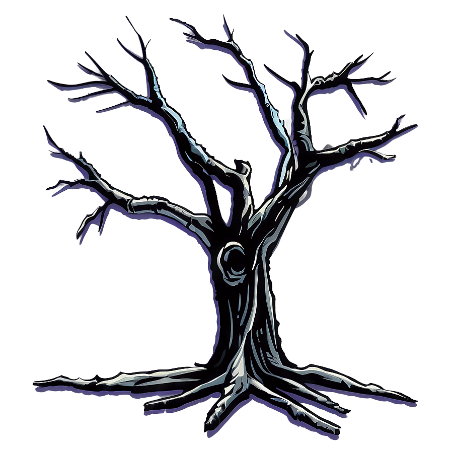 Dead Tree Cartoon Png Rvn22