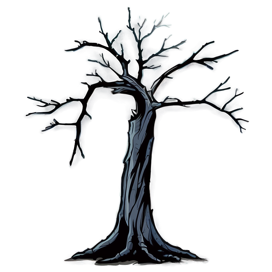 Dead Tree Illustration Png Lwn23