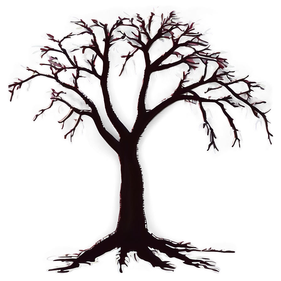 Dead Tree Silhouette Clipart Png 05252024