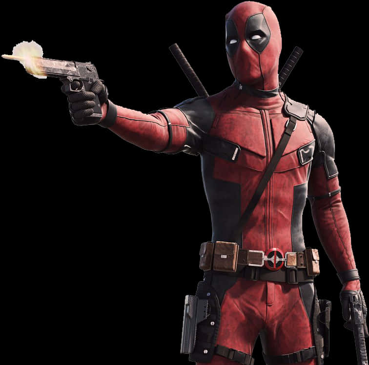 Deadpool_ Firing_ Pistol