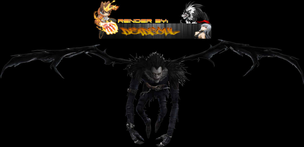 Death Note Ryuk Spread Wings