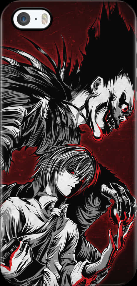 Death Note Ryukand Light Artwork