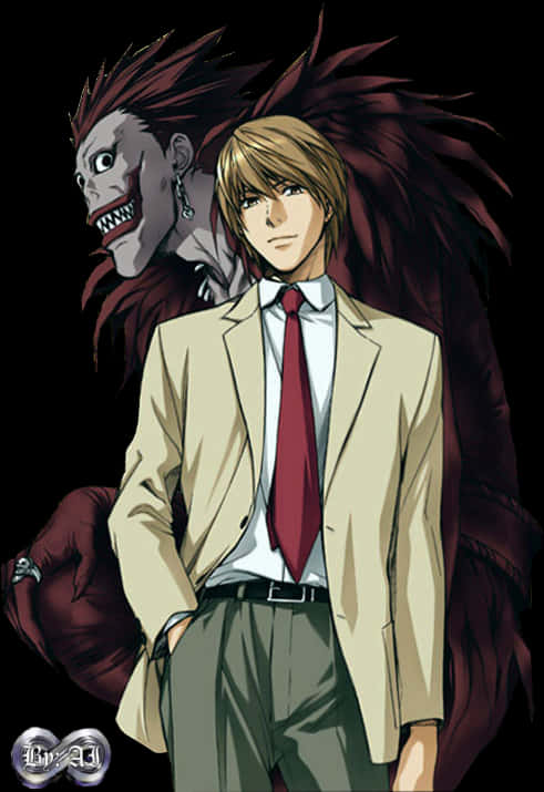 Death Note Ryukand Light Yagami