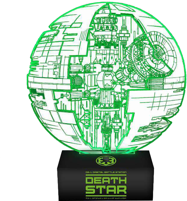 Death Star3 D Crystal Display