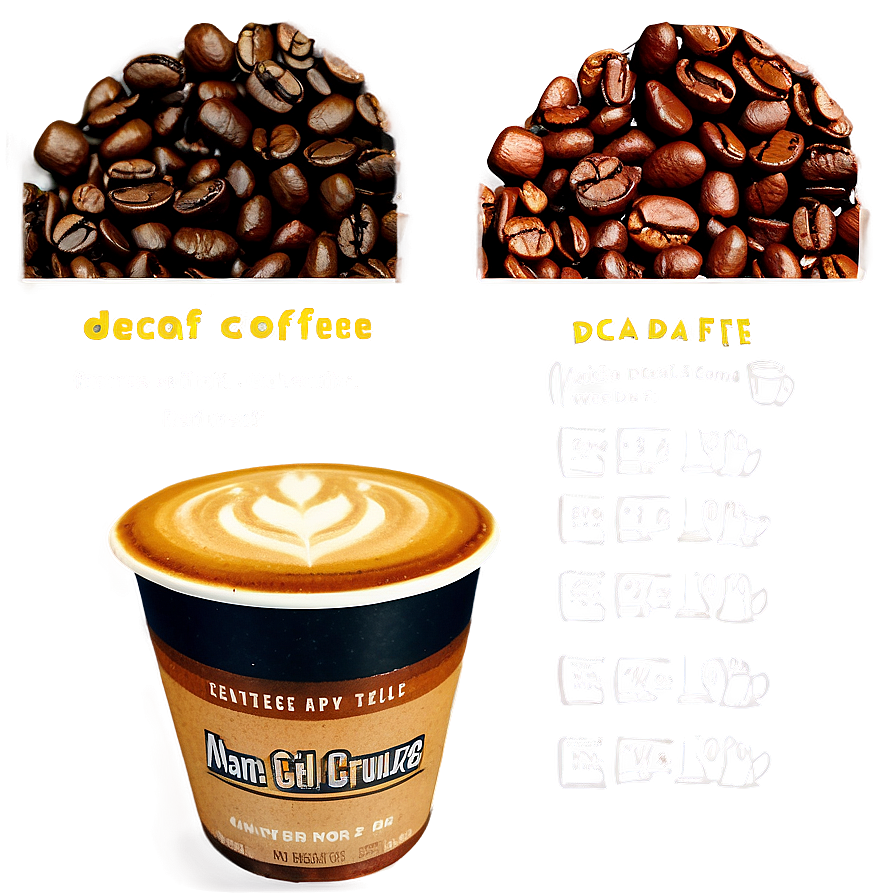 Decaf Coffee Caffeine Comparison Png 40