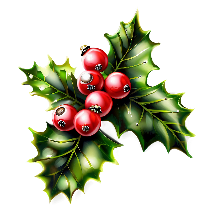 December Holly Berries Png Rrq