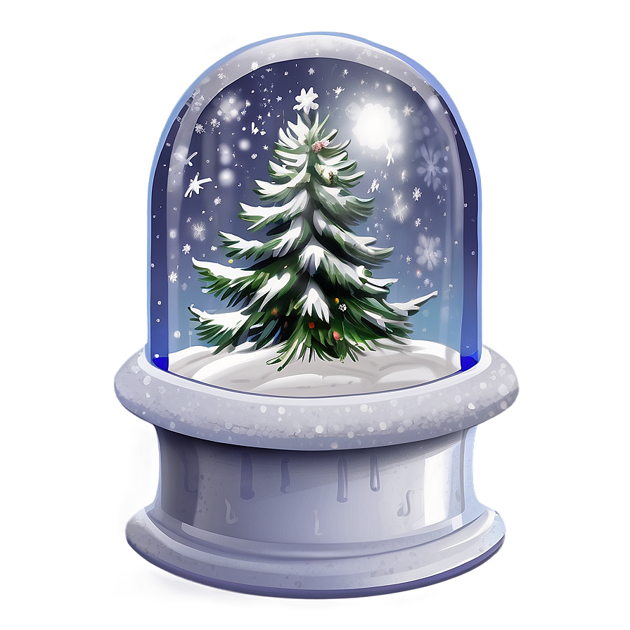 December Snow Globe Png 06202024