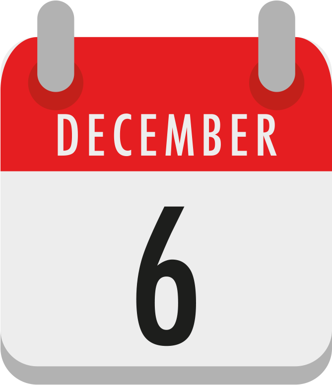 December6 Calendar Icon