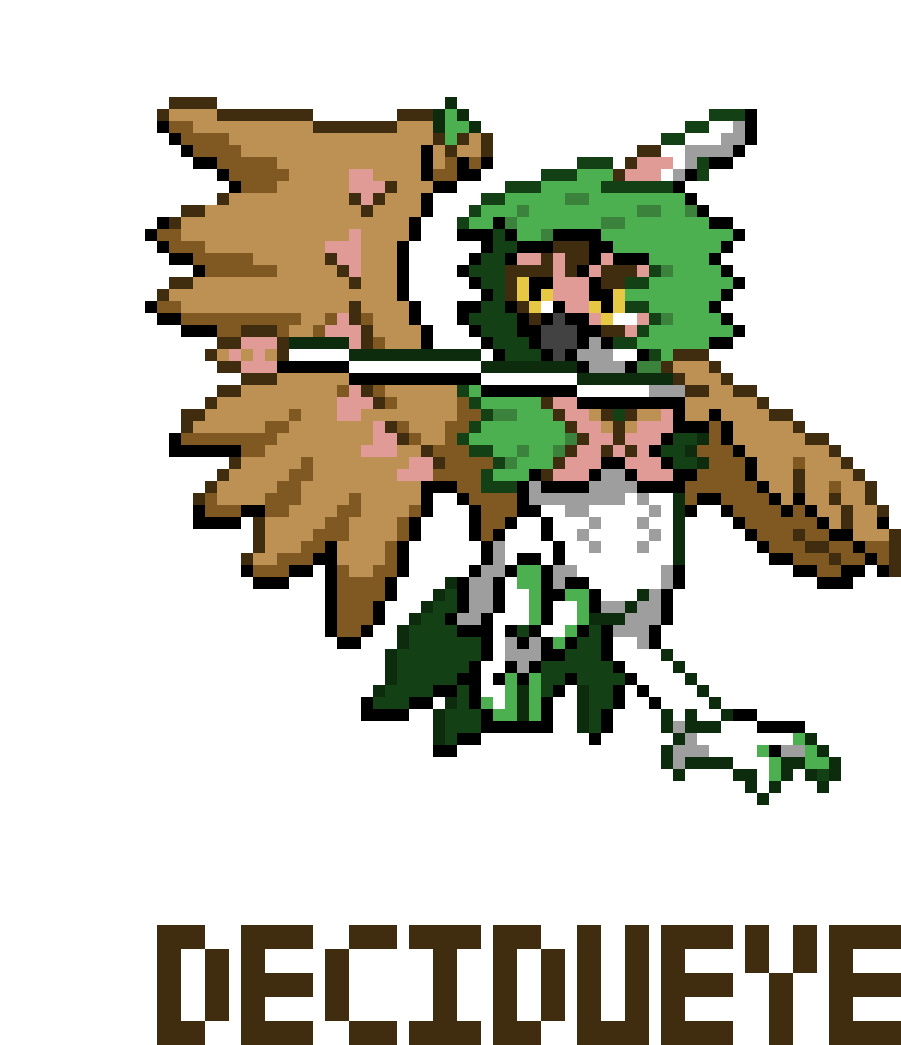 Decidueye_ Pokemon_ Pixel_ Art